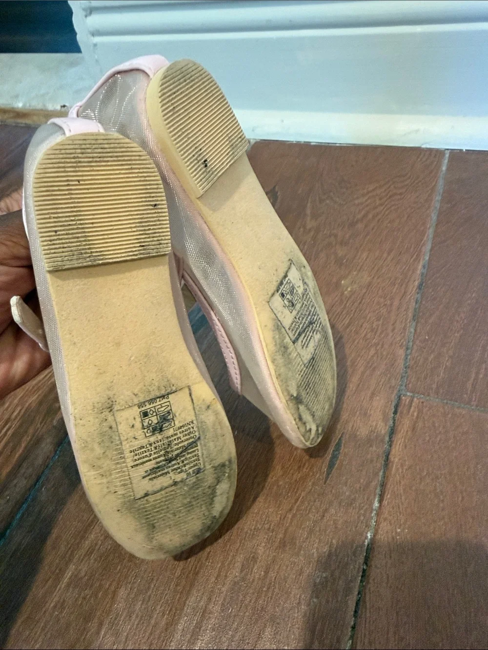Janie and Jack Light Pink Mary Jane Dress Flats